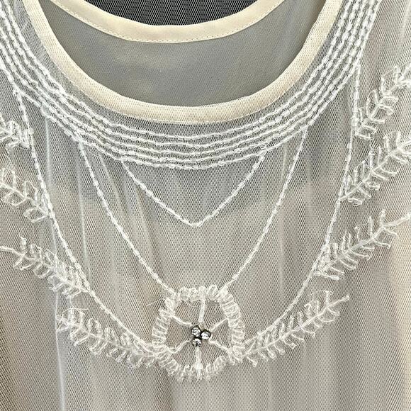 Denim & Supply Ralph Lauren women’s wedding dress beaded maxi dress - Picture 4 of 15